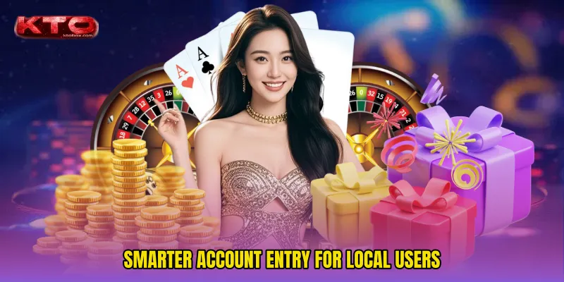 Smarter account entry for local users